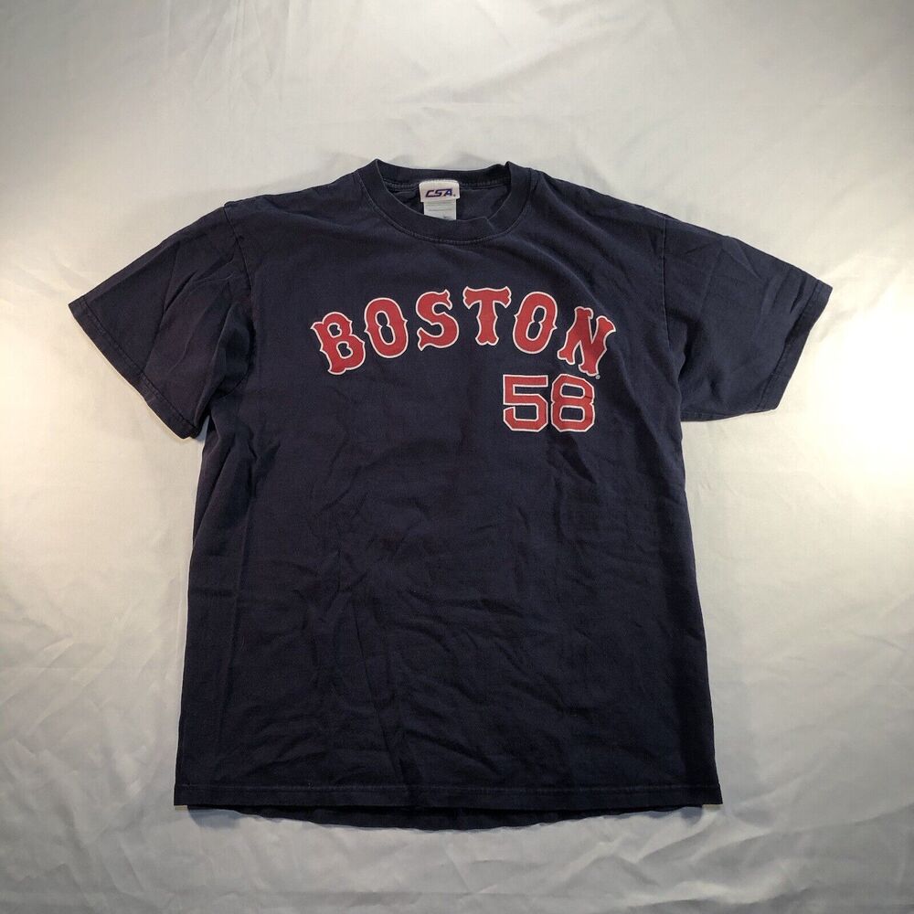 CSA Jonathan Papelbon Boston Red Sox Jersey T Shirt MLB Baseball Men’s Medium